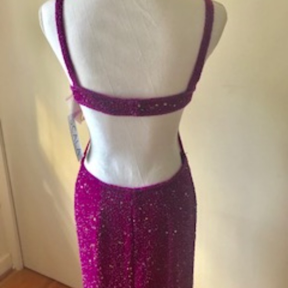 Scala Voilet sequin long dress - Picture 3 of 6